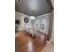 Elegant dining room with hardwood floors, chandelier, and natural light at 824 Greenbelt Cir, Brandon, FL 33510