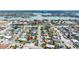 Beautiful aerial view featuring the house, neighborhood, and bay at 8801 Gulf Blvd, St Petersburg, FL 33706