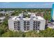 Aerial view of Townview Condominiums with balconies and a rooftop at 105 4Th Ne Ave # 219, St Petersburg, FL 33701