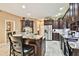 Beautiful kitchen with granite countertops, stainless appliances, and a functional island at 16608 Meadow Cove St, Tampa, FL 33624