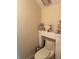 Cozy half bathroom with decor at 1746 Heron Cove Dr # 1746, Lutz, FL 33549