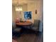 Dining area with modern chairs and a view into the kitchen at 4237 Tamargo Dr # 4237, New Port Richey, FL 34652