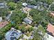 A beautiful lush green neighborhood with homes surrounded by trees at 4315 W Azeele St, Tampa, FL 33609
