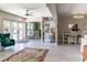 Bright living space with hardwood floors, colorful accents, and an open floor plan at 600 Eleuthera Dr, Punta Gorda, FL 33950