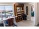 Office space with desk, storage, and natural light, overlooking the canal at 600 Eleuthera Dr, Punta Gorda, FL 33950
