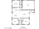 Detailed floor plan showcasing the layout of the house at 6001 19Th Ne St, St Petersburg, FL 33703
