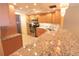 Modern kitchen with stainless steel appliances, granite countertops, and plenty of cabinet space at 6060 Shore S Blvd # 302, Gulfport, FL 33707