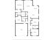 Floor plan displaying layout of home at 6398 Bradford Woods Drive, Zephyrhills, FL 33542