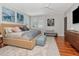 Bright bedroom with hardwood floors, and tasteful decor at 712 S Newport Ave, Tampa, FL 33606