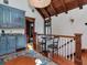 Hardwood floors and wooden ceiling beams are just a few of the details in this loft living room at 712 S Newport Ave, Tampa, FL 33606