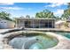 Backyard pool and spa area offering a relaxing outdoor oasis at 8111 Country Club N Rd, St Petersburg, FL 33710