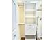 Well-organized closet with shelving, drawers, and space for hanging clothes for efficient storage at 16204 3Rd E St, Redington Beach, FL 33708