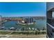 High-angle view showcasing the condo's prime location, with waterfront access and stunning views at 1660 Gulf Blvd # Ph-7, Clearwater Beach, FL 33767