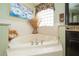 Corner bathtub with natural light at 18002 Forest Retreat Ln, Tampa, FL 33647