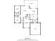 Detailed floor plan of a home showing the layout of rooms and dimensions at 23253 Granite Pl, Land O Lakes, FL 34639