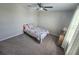 Bedroom featuring carpet and a ceiling fan at 238 Argyll Dr, Spring Hill, FL 34609