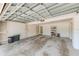 Spacious garage with ample storage space and a door leading to the outside at 2933 Bough Ave # C, Clearwater, FL 33760