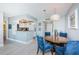 Cozy dining area with seating for four is conveniently located near the kitchen at 4900 Brittany S Dr # 502, St Petersburg, FL 33715