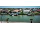 Beautiful waterfront property showcasing boat docks and luxurious homes at 4900 Brittany S Dr # 502, St Petersburg, FL 33715