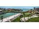 Stunning waterfront and community view with tropical landscaping at 4900 Brittany S Dr # 502, St Petersburg, FL 33715