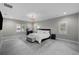 Spacious primary bedroom with neutral tones, decorative rug, and ample natural light at 5018 S The Riviera St, Tampa, FL 33609