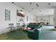 Large community room featuring a billiards table, living room area and a large screen television at 6322 Palma Del Mar S Blvd # 706, St Petersburg, FL 33715