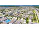 An aerial view of the property with a focus on its location within a well-planned residential community at 7236 Salt River Ave, Sun City Center, FL 33573
