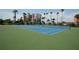 Community tennis courts available for residents and guests, surrounded by lush landscaping and palm trees at 7465 Bay Island S Dr # 211, South Pasadena, FL 33707
