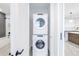 Convenient laundry closet with a stacked washer and dryer at 777 3Rd N Ave # 707, St Petersburg, FL 33701