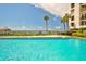 Community pool is located near the beach and offers great views at 1460 Gulf Blvd # 1206, Clearwater Beach, FL 33767