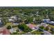 Attractive home boasts a spacious yard and screened-in pool, captured in a stunning aerial photograph at 1469 S Hillcrest Ave, Clearwater, FL 33756