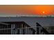 Beautiful beach at sunset as seen from the deck of a beachfront property at 17960 Gulf Blvd # 104, Redington Shores, FL 33708