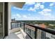 Balcony offering panoramic views of the cityscape and lush green surroundings at 2103 Bayshore Blvd # 1701, Tampa, FL 33606
