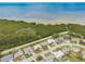 Aerial view of a neighborhood with ocean view at 3633 Richboro Dr, Holiday, FL 34691