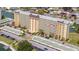 Beautiful building exterior view showcasing parking and entrance access at 4725 Cove Cir # 810, St Petersburg, FL 33708