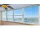 Bright room with large windows offering beautiful views of the water at 4725 Cove Cir # 810, St Petersburg, FL 33708