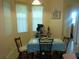 Bright breakfast nook area with a small dining table and large windows offering ample natural light at 6130 Whimbrelwood Dr, Lithia, FL 33547