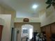 Kitchen view shows breakfast bar and open layout into the dining area at 6130 Whimbrelwood Dr, Lithia, FL 33547