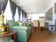 Bright sun room boasts wood floors, dining and sitting areas, plus lots of natural light to enjoy the view at 652 54Th S Ln # 153, Gulfport, FL 33707