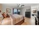 Bedroom featuring a large window, closet space, and access to an ensuite bathroom for added convenience at 8244 Brentwood Rd, Seminole, FL 33777