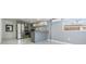 Modern kitchen with stainless steel appliances, sleek cabinetry, granite counters, and a peninsula breakfast bar at 8816 Memorial Hwy, Tampa, FL 33615
