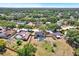 Aerial view of a well-maintained neighborhood with mature trees at 9603 Sunnyoak Dr, Riverview, FL 33569