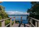 Tranquil water view from a wooden dock, framed by lush greenery and clear blue skies at 108 5Th St, Belleair Beach, FL 33786
