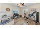 Home office featuring a desk, a cat tree, and an inversion table at 11035 Huron Rd, St Petersburg, FL 33708