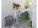 Backyard with a bench, plants, and a fence at 111 S Delaware Ave # 1, Tampa, FL 33606