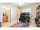 Bright bedroom with a workstation and natural light from the window at 111 S Delaware Ave # 1, Tampa, FL 33606