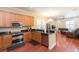 Open kitchen area blending seamlessly into the living room, perfect for entertaining at 111 S Delaware Ave # 1, Tampa, FL 33606