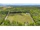 Expansive acreage features a fenced perimeter and wooded surroundings, providing ample privacy at 12345 Citrus Way, Brooksville, FL 34601