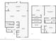 Detailed floor plan showcasing the layout of the first and second floors at 1303 N Mcmullen Booth Rd # 1303, Clearwater, FL 33759