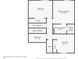 Floor plan of the second floor highlighting bedrooms and bathrooms at 1303 N Mcmullen Booth Rd # 1303, Clearwater, FL 33759